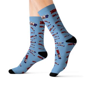 XSPLOOR Arched Logo Socks - Sky Blue