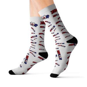 XSPLOOR Arched Logo Socks - Ivory White
