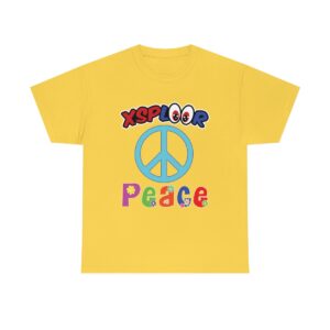 XSPLOOR Peace - Peace Sign (Adults Cotton Tee)