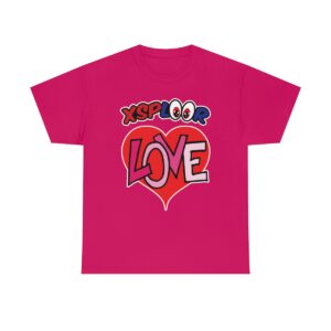 XSPLOOR Love - Heart (Adults Cotton Tee)