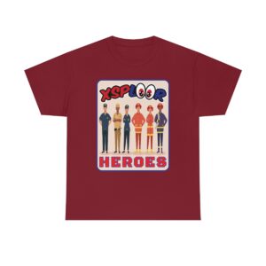 XSPLOOR Heroes - First Responders (Adults Cotton Tee)