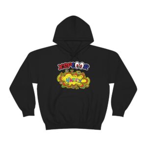 XSPLOOR Happy - Fiesta (Adult Hooded Sweatshirt)