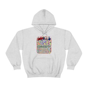 XSPLOOR Curiosity - Swirling Question Marks (Adult Hooded Sweatshirt)