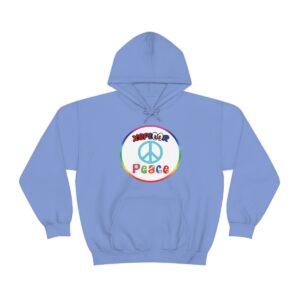 XSPLOOR Peace - Rainbow Peace Sign (Adult Hooded Sweatshirt)