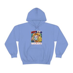 XSPLOOR Courage - Lion (Adult Hooded Sweatshirt)
