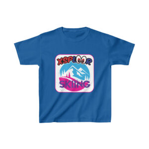 XSPLOOR Skiing (Kids Cotton Tee)