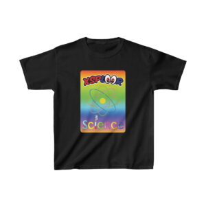 XSPLOOR Science - Rainbow Atom (Kids Cotton Tee)
